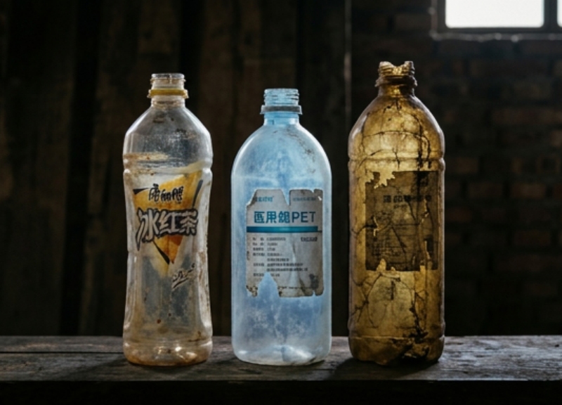 Clasificación de botellas de barrera, fluorescentes y envejecidas: estabilización de la calidad de las escamas de PET